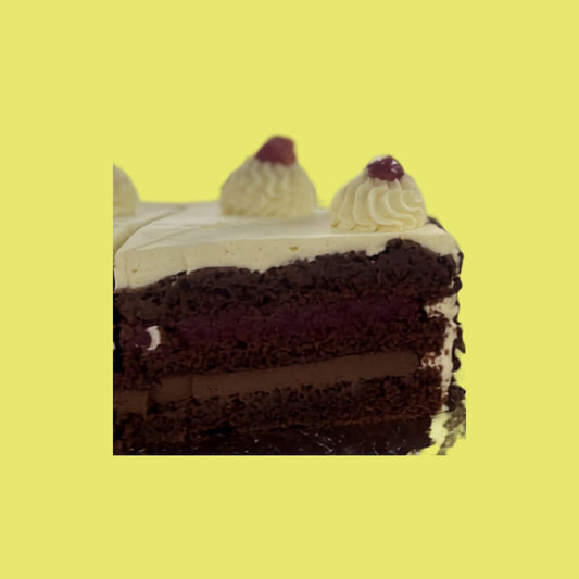 Clack Forest cake slice
