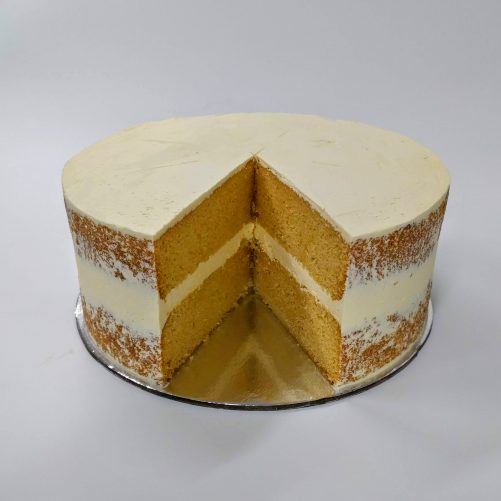 Naked Vanilla Cake